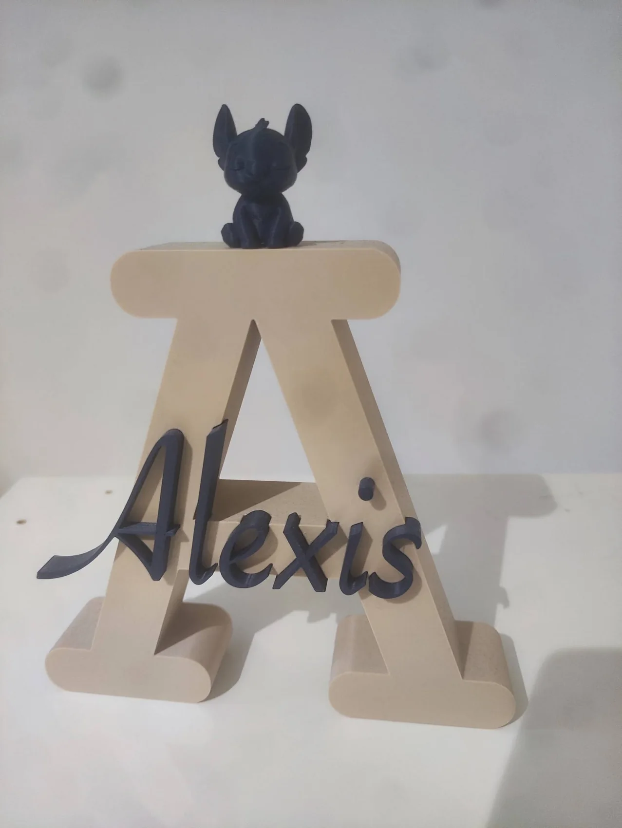 Lettre A personnalisée Alexis